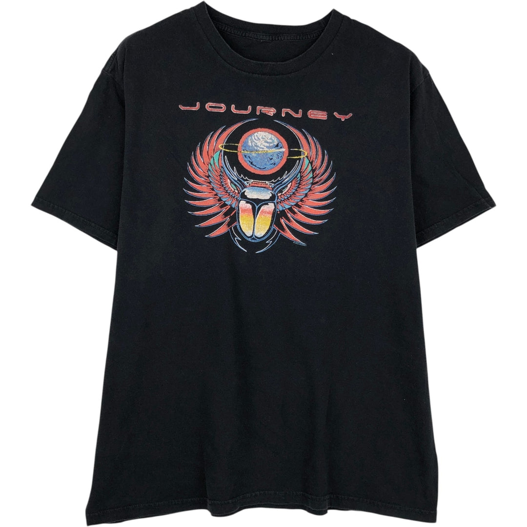 JOURNEY Band T-shirt (Men's size L) unclear black type Vintage Second Hand