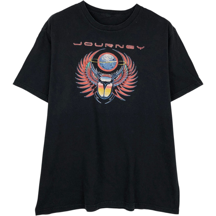 JOURNEY Band T-shirt (Men's size L) unclear black type Vintage Second Hand