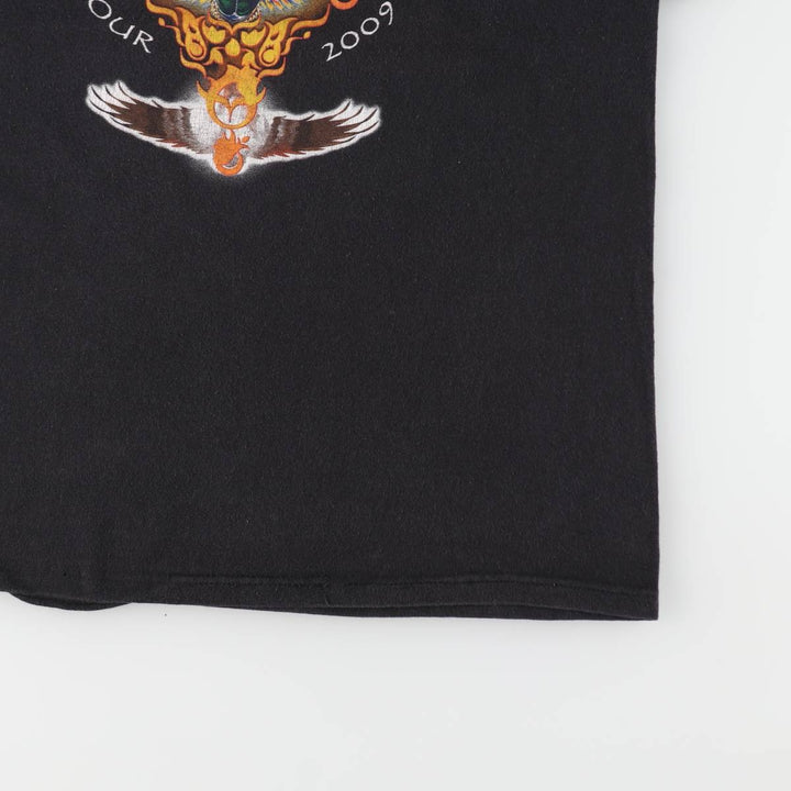 Anvil JOURNEY Band T-shirt (Men's size M) cotton black type Vintage Second Hand