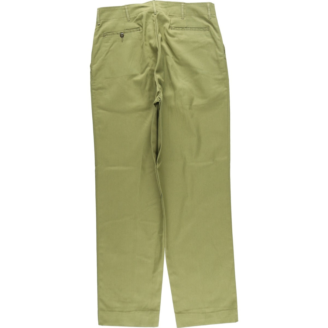 Vintage 60s-70'S Boy Scout Pants, Men's Size 33 unclear Khaki type Vintage Second Hand