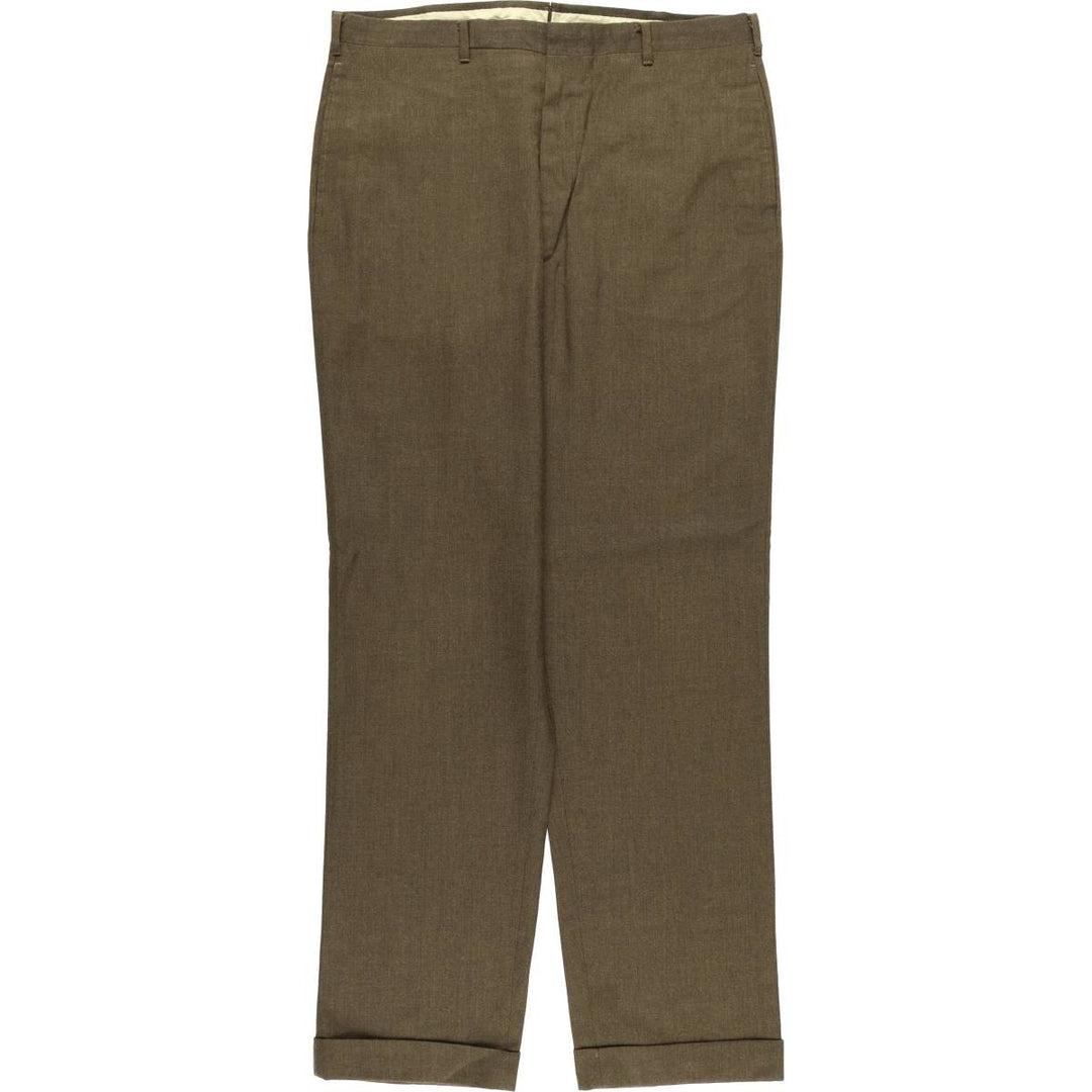 Vintage Penney's TOWNCRAFT slacks from the 1970'S and 1980s, men's size W36. unclear brown type Vintage Second Hand