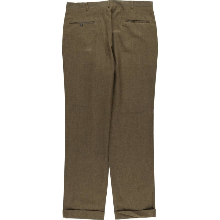 Vintage Penney's TOWNCRAFT slacks from the 1970'S and 1980s, men's size W36. unclear brown type Vintage Second Hand
