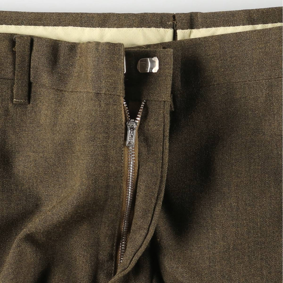 Vintage Penney's TOWNCRAFT slacks from the 1970'S and 1980s, men's size W36. unclear brown type Vintage Second Hand
