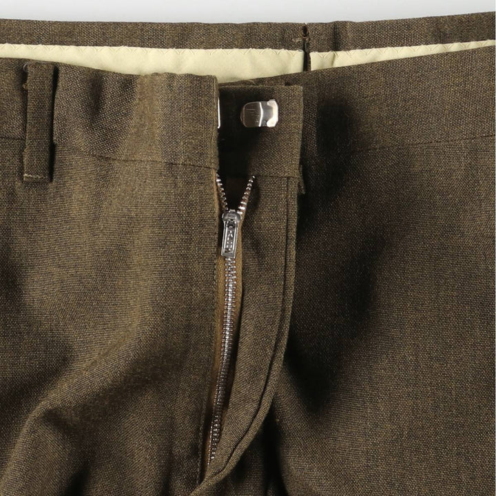 Vintage Penney's TOWNCRAFT slacks from the 1970'S and 1980s, men's size W36. unclear brown type Vintage Second Hand