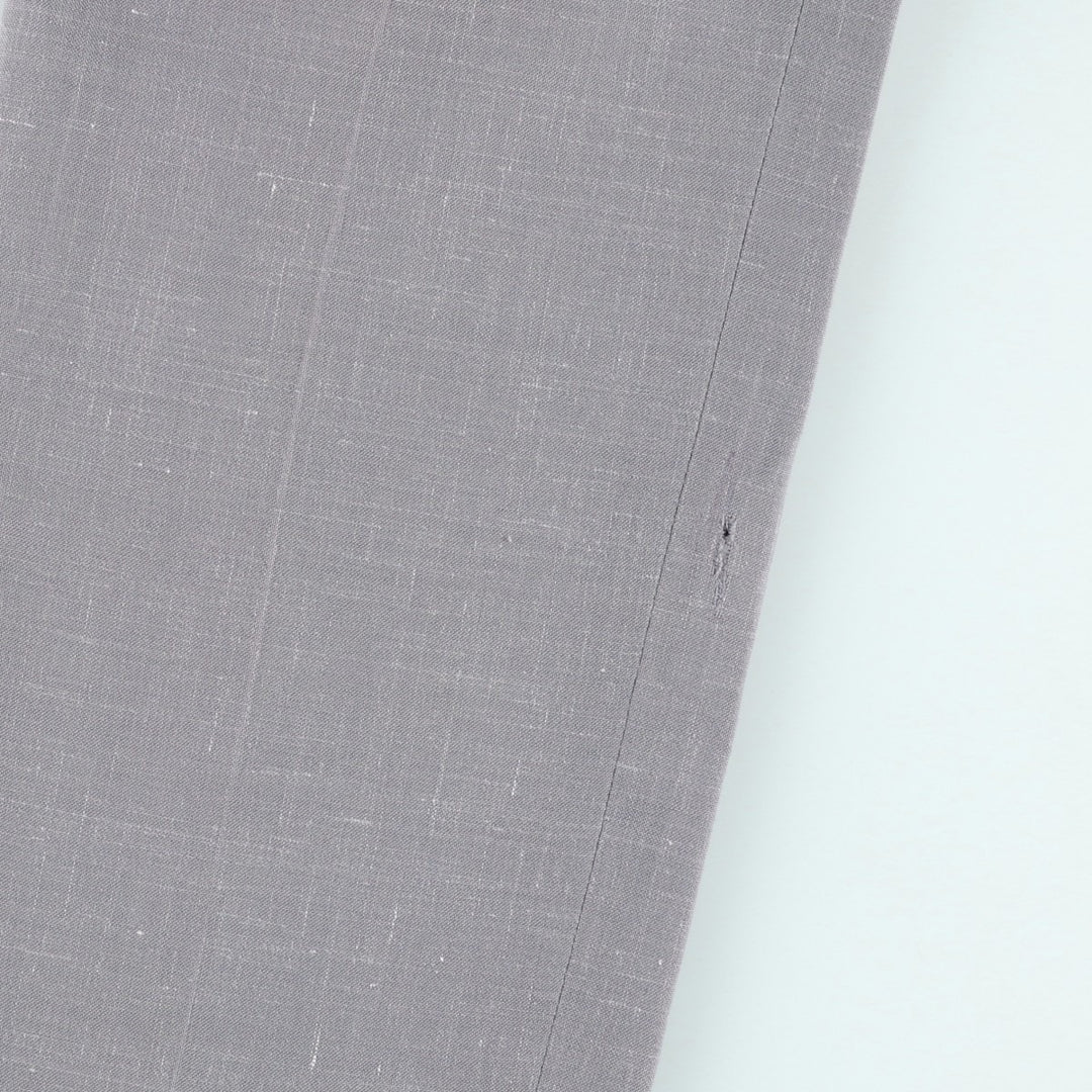 TRAVELLERS Two-pleat Slacks Pants, Men's, Size W33 unclear gray type Vintage Second Hand
