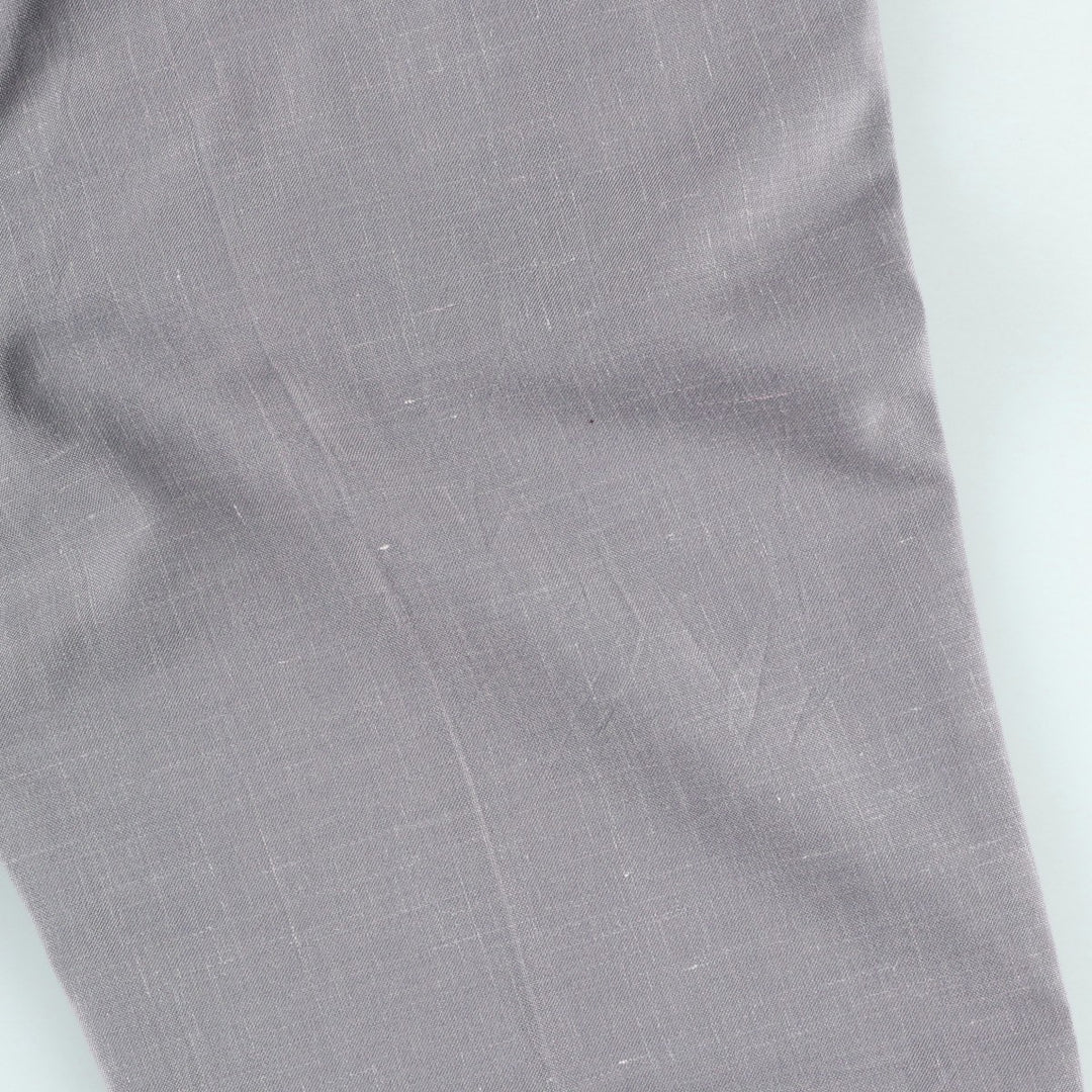 TRAVELLERS Two-pleat Slacks Pants, Men's, Size W33 unclear gray type Vintage Second Hand