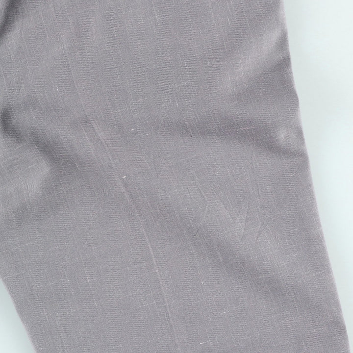 TRAVELLERS Two-pleat Slacks Pants, Men's, Size W33 unclear gray type Vintage Second Hand