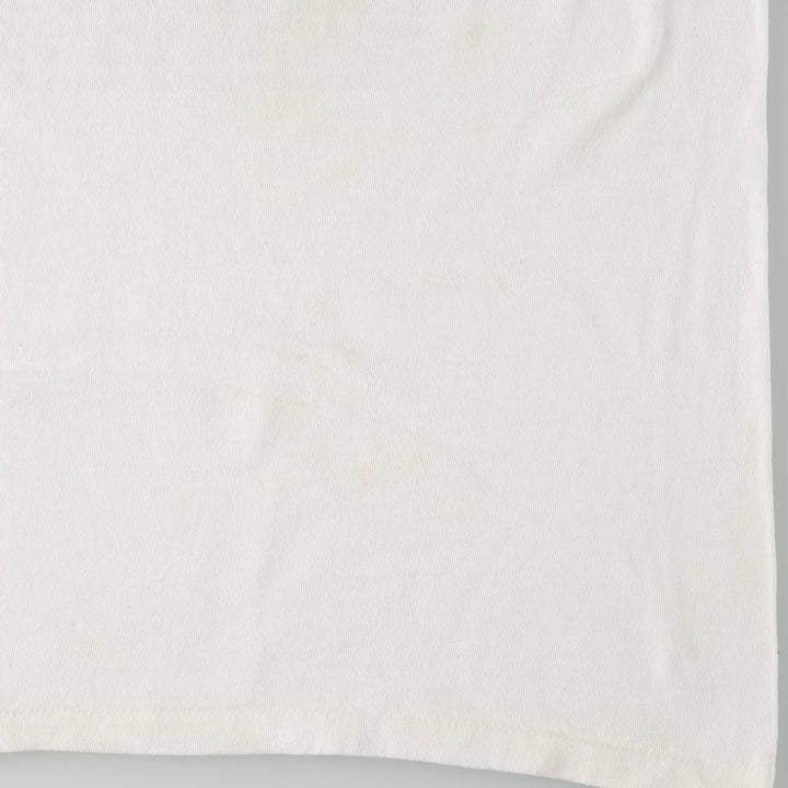 90'S Anvil Printed T-shirt Made in USA Men's XL Vintage cotton white type Vintage Second Hand