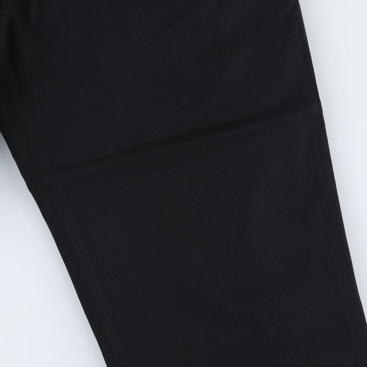 90'S Bachrach Super 100'S Four-Tuck Wool Pants/Slacks, Made in Canada, Men's, Size W31, Vintage wool black type Vintage Second Hand