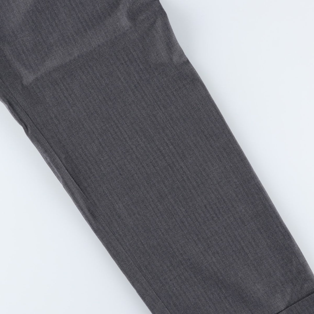 2000'S ~ Nautica Two-pleat Wool Pants Slacks Men's Size W33 wool gray type Vintage Second Hand
