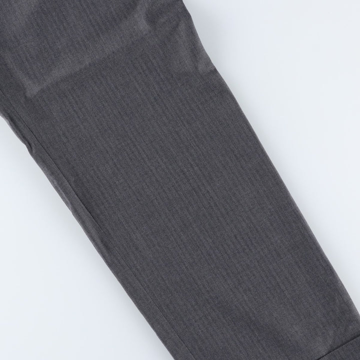 2000'S ~ Nautica Two-pleat Wool Pants Slacks Men's Size W33 wool gray type Vintage Second Hand