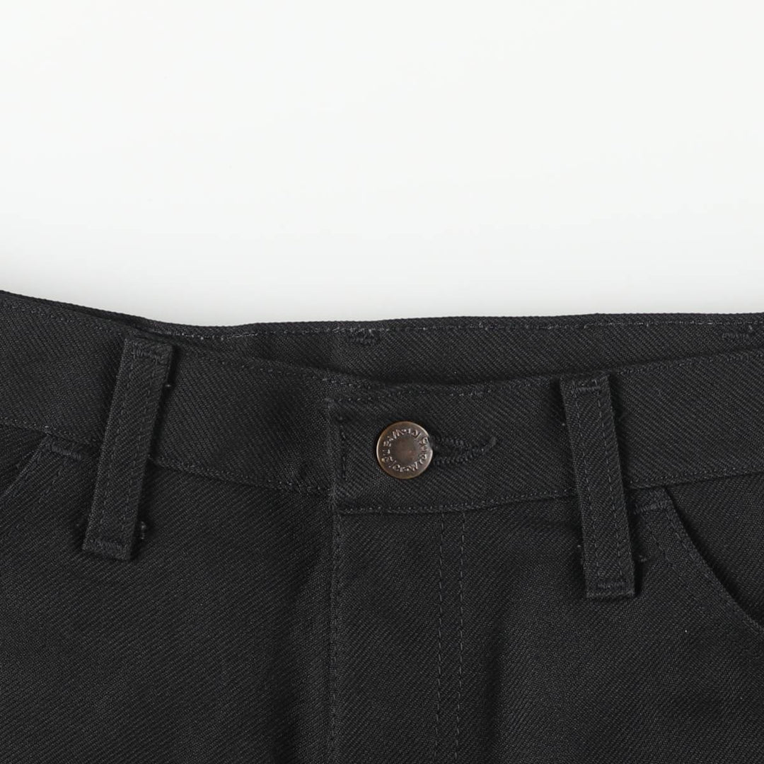 Vintage 90s-00'S Wrangler Dress Jeans, Men's Size 36 (W36) polyester black type Vintage Second Hand