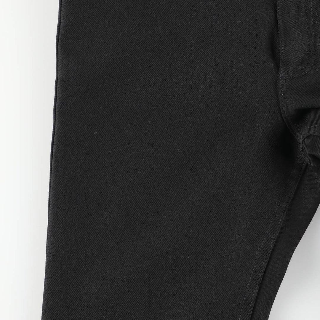 Vintage 90s-00'S Wrangler Dress Jeans, Men's Size 36 (W36) polyester black type Vintage Second Hand