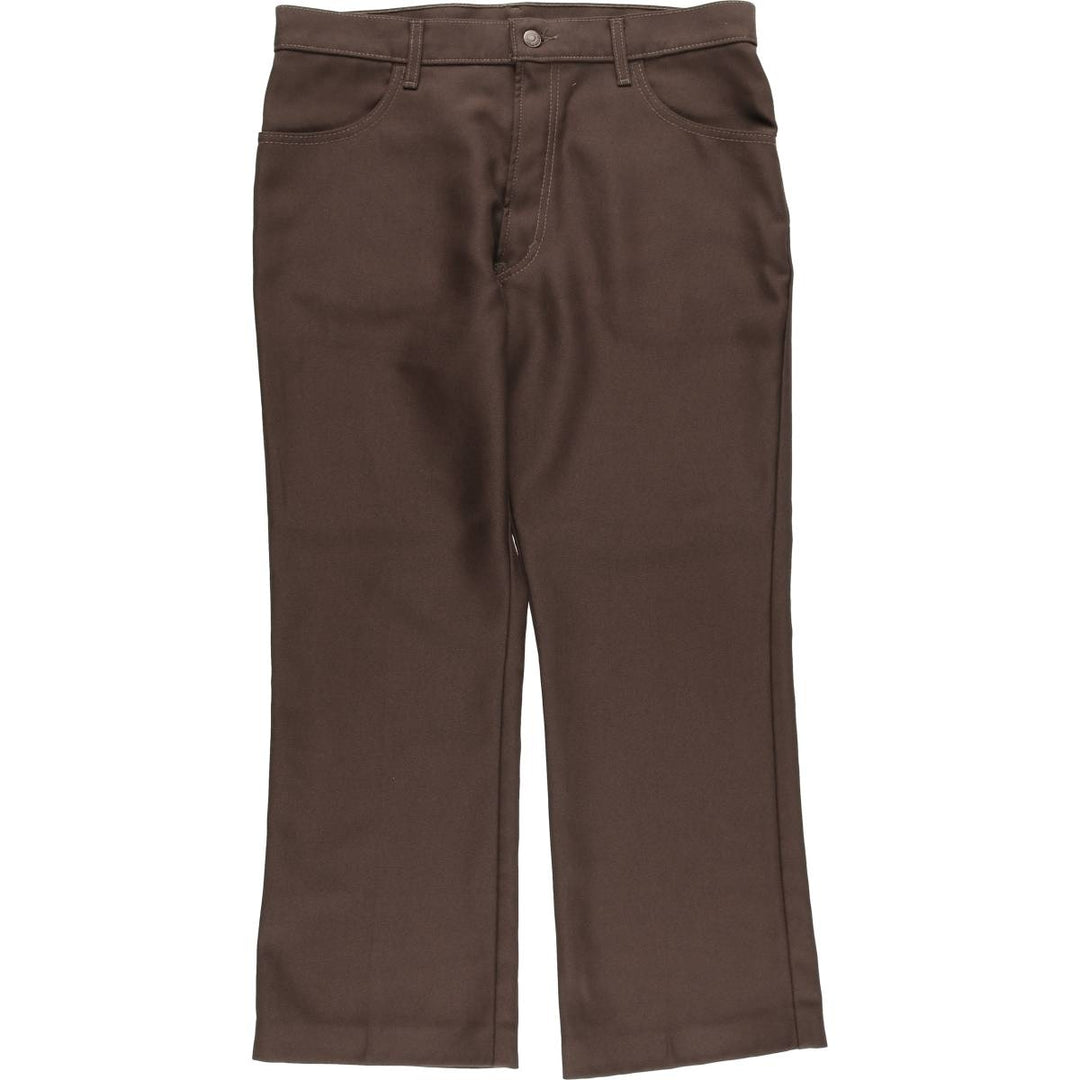 Levi's 517 Boot Cut Flare Pants, Men's, Size W37 polyester brown type Vintage Second Hand