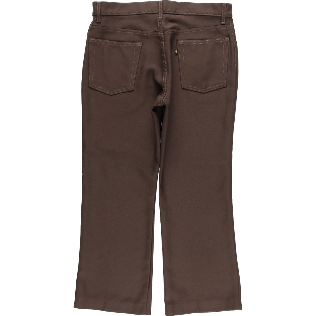 Levi's 517 Boot Cut Flare Pants, Men's, Size W37 polyester brown type Vintage Second Hand