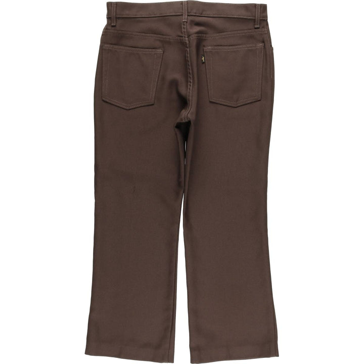 Levi's 517 Boot Cut Flare Pants, Men's, Size W37 polyester brown type Vintage Second Hand