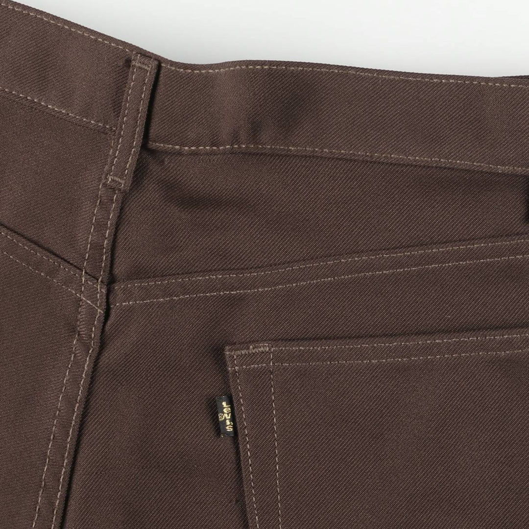 Levi's 517 Boot Cut Flare Pants, Men's, Size W37 polyester brown type Vintage Second Hand