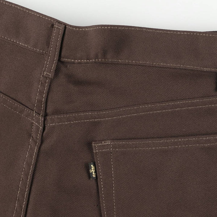 Levi's 517 Boot Cut Flare Pants, Men's, Size W37 polyester brown type Vintage Second Hand