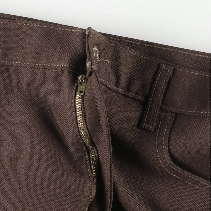 Levi's 517 Boot Cut Flare Pants, Men's, Size W37 polyester brown type Vintage Second Hand