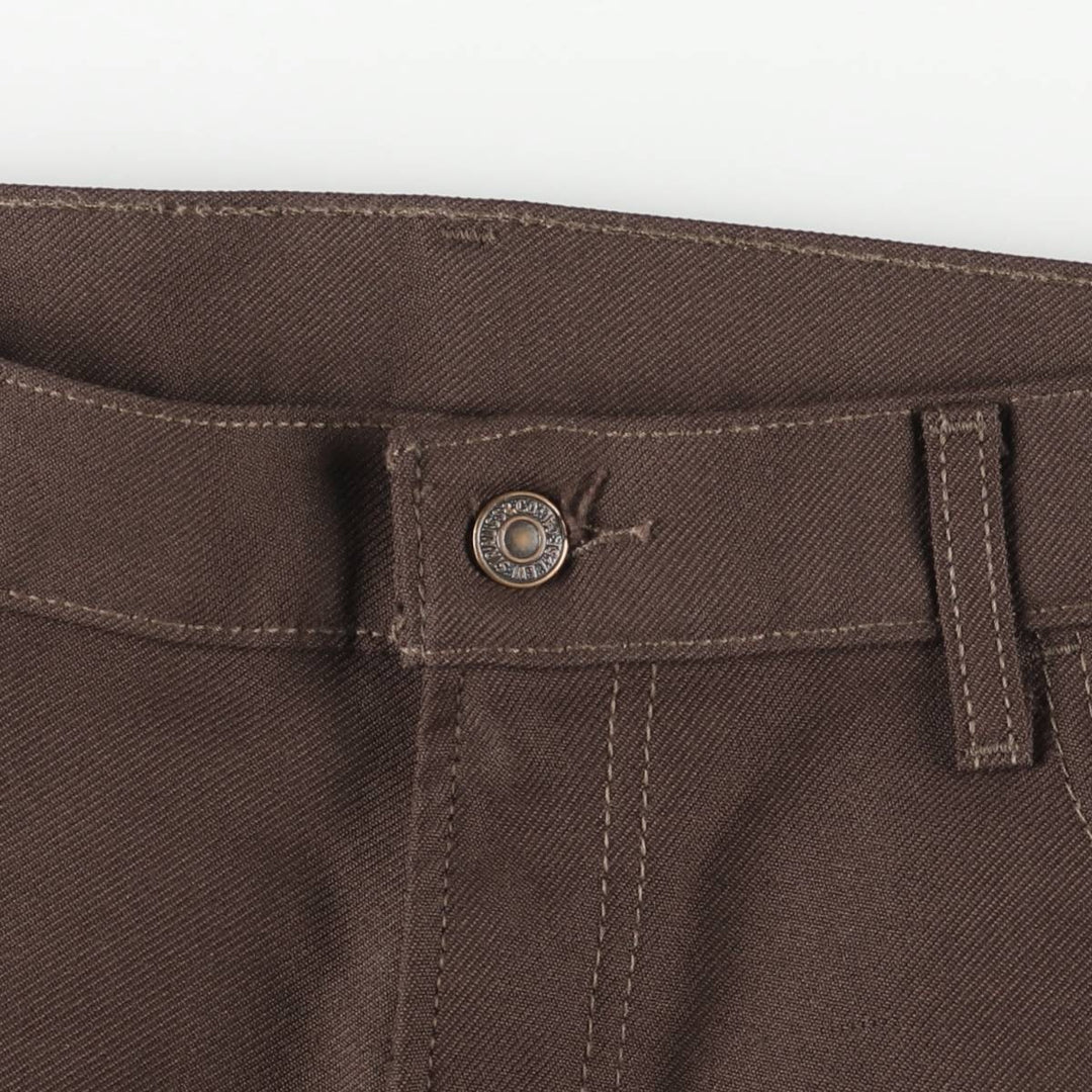 Levi's 517 Boot Cut Flare Pants, Men's, Size W37 polyester brown type Vintage Second Hand