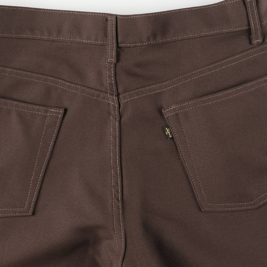 Levi's 517 Boot Cut Flare Pants, Men's, Size W37 polyester brown type Vintage Second Hand