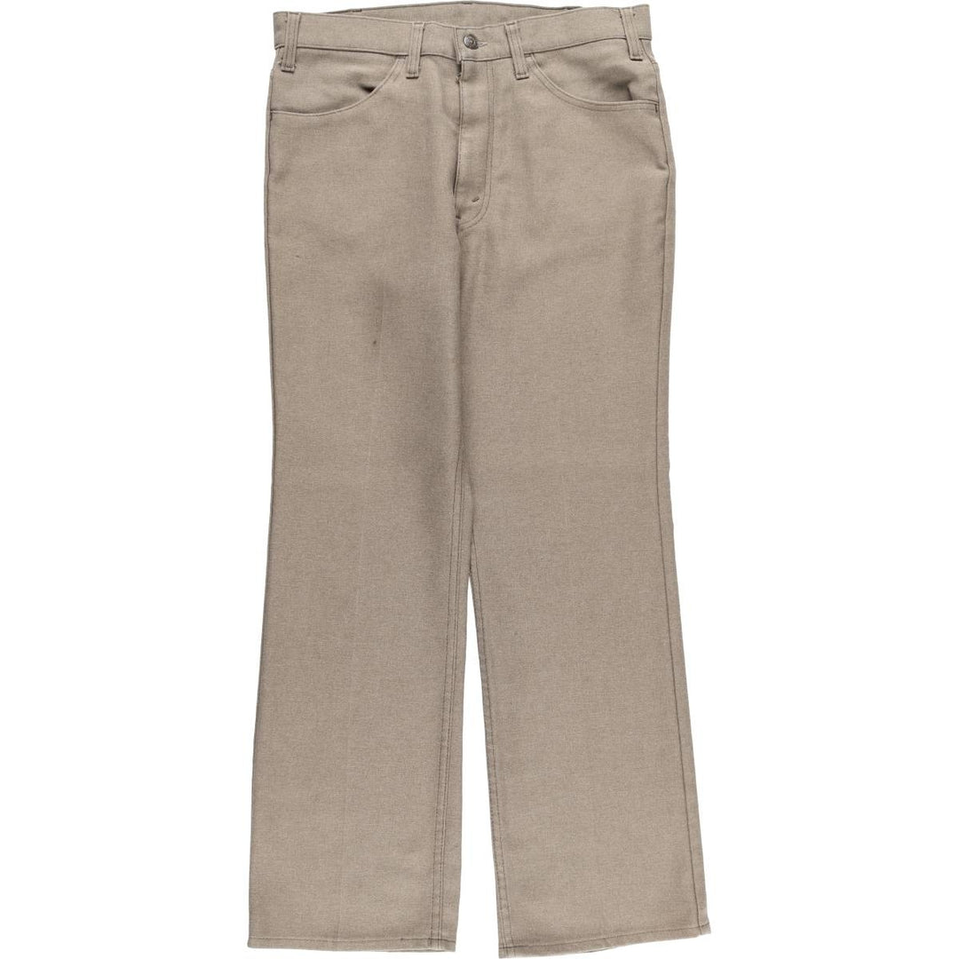 Vintage 1980'S Levi's STA-PREST flared pants (10517-9125), men's size 34. unclear Charcoal Vintage Second Hand