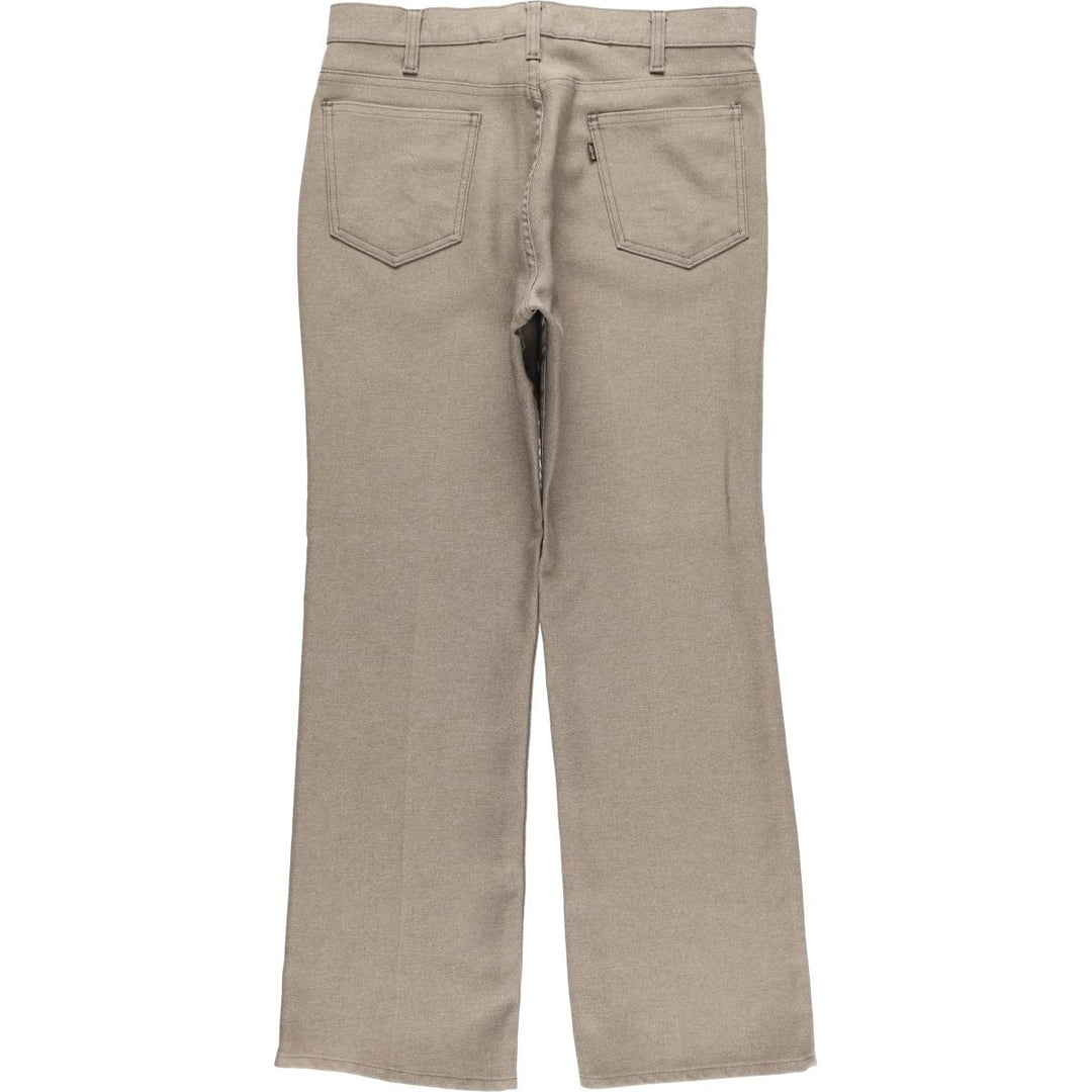 Vintage 1980'S Levi's STA-PREST flared pants (10517-9125), men's size 34. unclear Charcoal Vintage Second Hand