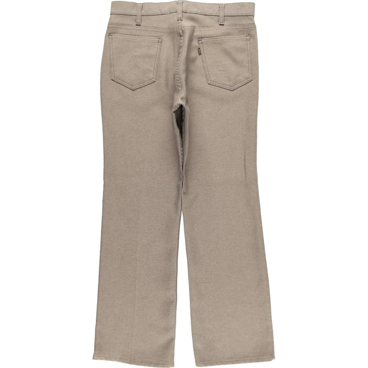 Vintage 1980'S Levi's STA-PREST flared pants (10517-9125), men's size 34. unclear Charcoal Vintage Second Hand
