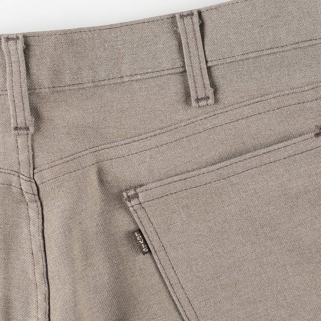 Vintage 1980'S Levi's STA-PREST flared pants (10517-9125), men's size 34. unclear Charcoal Vintage Second Hand