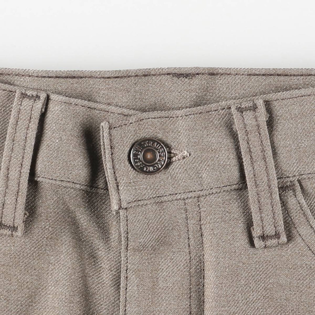 Vintage 1980'S Levi's STA-PREST flared pants (10517-9125), men's size 34. unclear Charcoal Vintage Second Hand