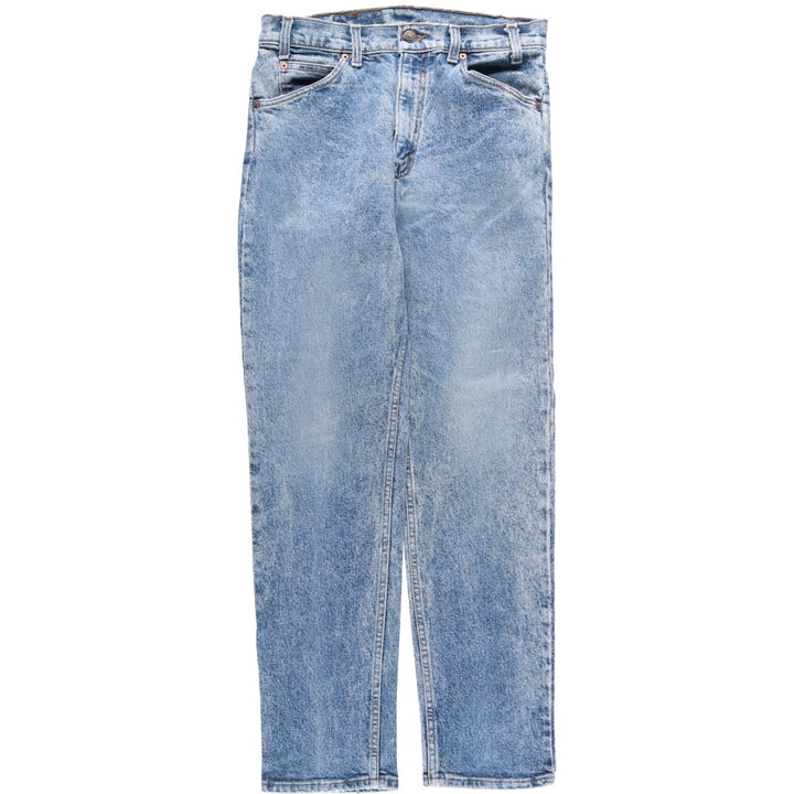 1990'S Levi's 511 Tapered Denim Pants, Made in USA, Men's Size W31 (approx.), Vintage, Orange Tab cotton Blue type light blue Vintage Second Hand