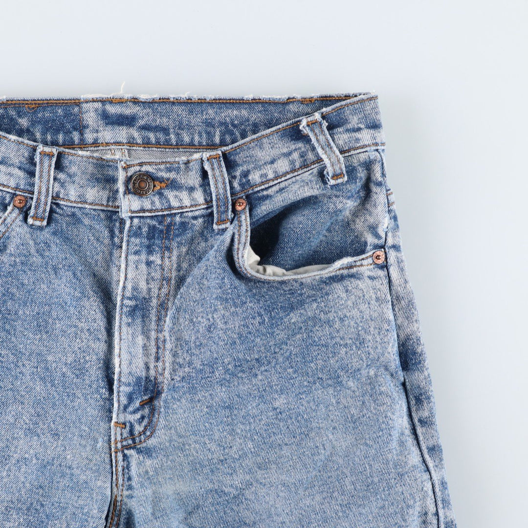 1990'S Levi's 511 Tapered Denim Pants, Made in USA, Men's Size W31 (approx.), Vintage, Orange Tab cotton Blue type light blue Vintage Second Hand