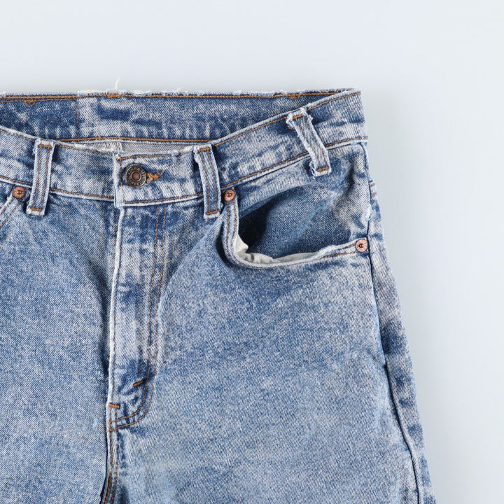1990'S Levi's 511 Tapered Denim Pants, Made in USA, Men's Size W31 (approx.), Vintage, Orange Tab cotton Blue type light blue Vintage Second Hand