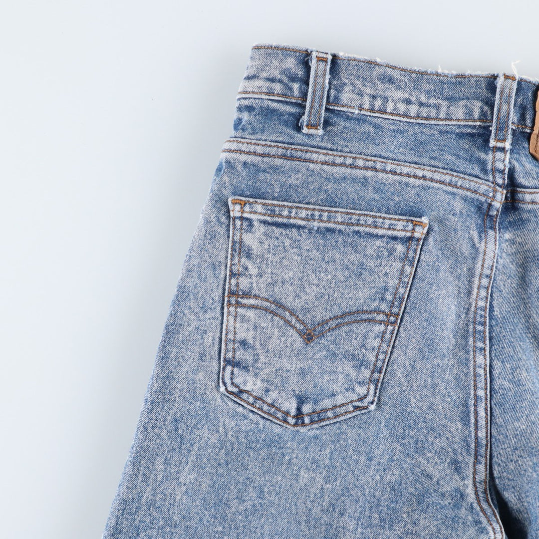 1990'S Levi's 511 Tapered Denim Pants, Made in USA, Men's Size W31 (approx.), Vintage, Orange Tab cotton Blue type light blue Vintage Second Hand