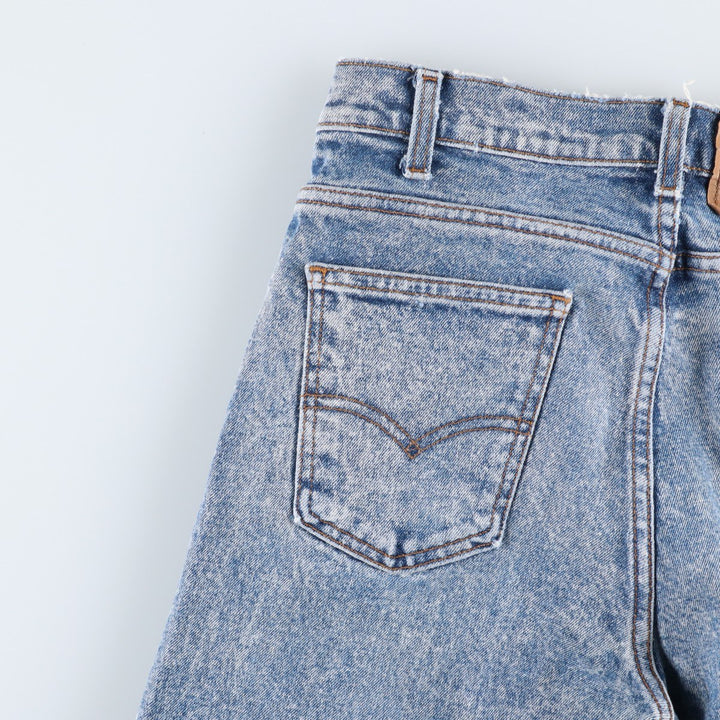 1990'S Levi's 511 Tapered Denim Pants, Made in USA, Men's Size W31 (approx.), Vintage, Orange Tab cotton Blue type light blue Vintage Second Hand