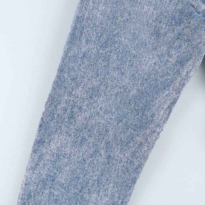 1990'S Levi's 511 Tapered Denim Pants, Made in USA, Men's Size W31 (approx.), Vintage, Orange Tab cotton Blue type light blue Vintage Second Hand