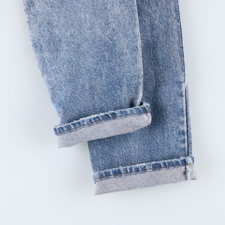 1990'S Levi's 511 Tapered Denim Pants, Made in USA, Men's Size W31 (approx.), Vintage, Orange Tab cotton Blue type light blue Vintage Second Hand