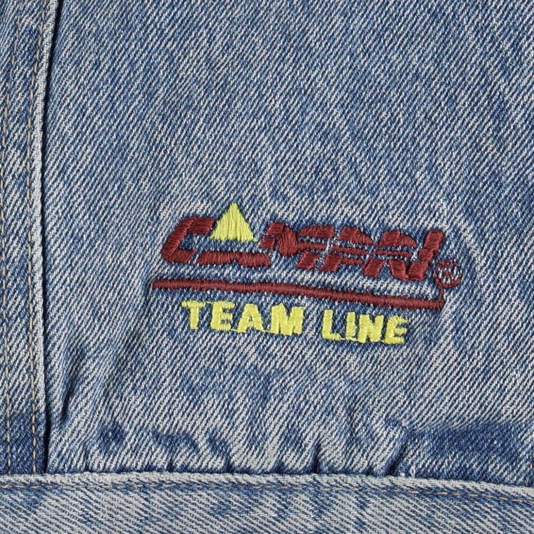 Campri NFL Washington Redskins denim jacket, men's size L (approx.) cotton blue type Vintage Second Hand