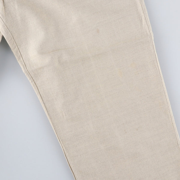 90'S Dockers Levi's Two-Pleated Slacks, Men's, Size W34, Vintage unclear Beige type Vintage Second Hand