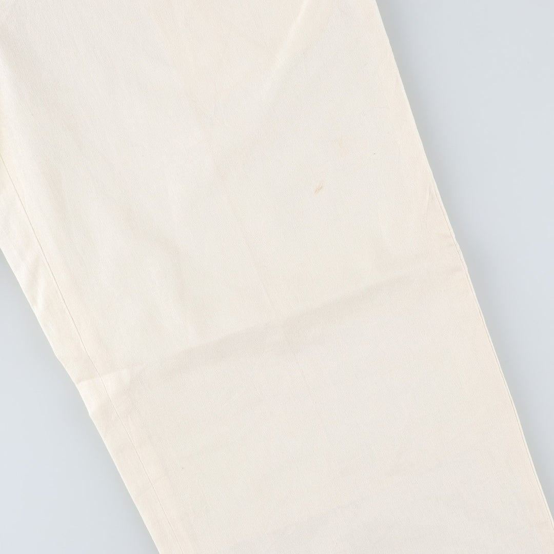 EDDIE DOMANI Two-pleat Linen Pants, Men's Size W31 linen Beige type Vintage Second Hand