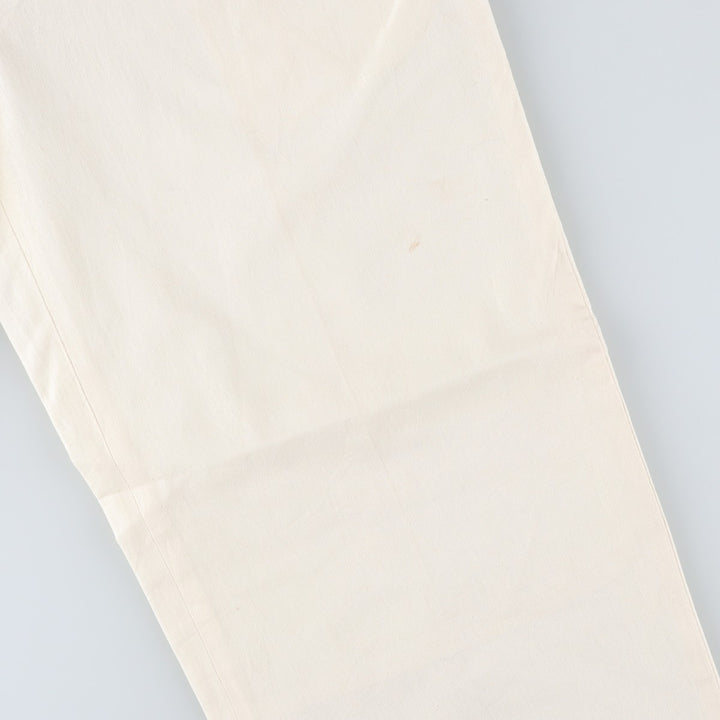 EDDIE DOMANI Two-pleat Linen Pants, Men's Size W31 linen Beige type Vintage Second Hand