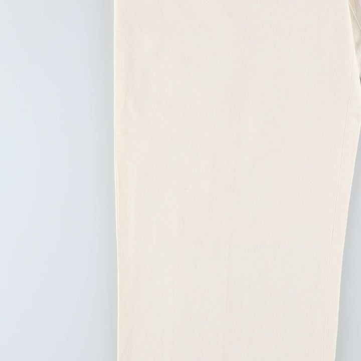EDDIE DOMANI Two-pleat Linen Pants, Men's Size W31 linen Beige type Vintage Second Hand