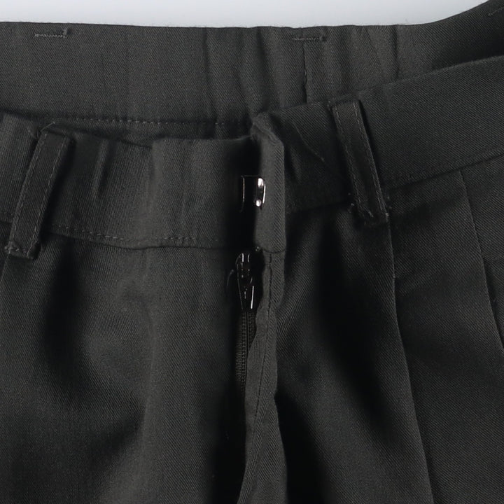 Haggar HAGGER Three-Tuck Slacks, Men's Size 34 polyester Green type dark green Vintage Second Hand