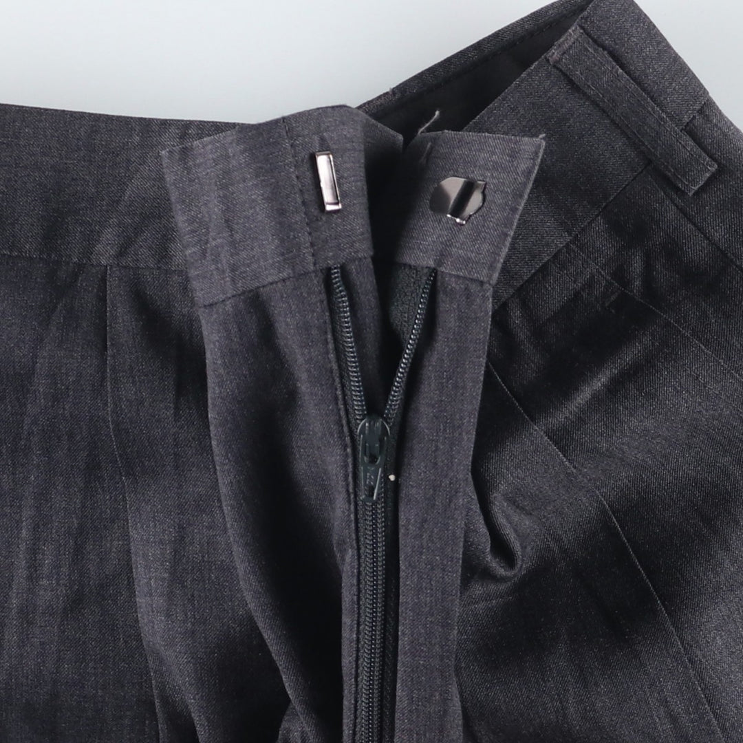 JOS.A.BANK TRAVELER'S COLLECTION Two-pleat Wool Pants, Men's Size 36 wool gray type Vintage Second Hand