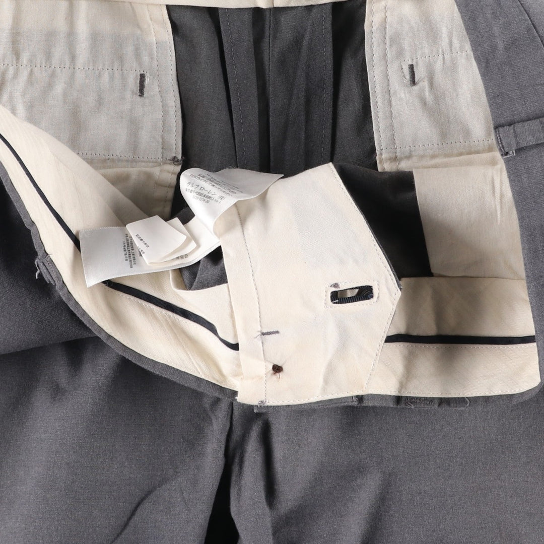 Ralph Lauren POLO RALPH LAUREN STRETCH CLASSIC FIT Cotton Slacks Men's Size W37 cotton gray type Vintage Second Hand