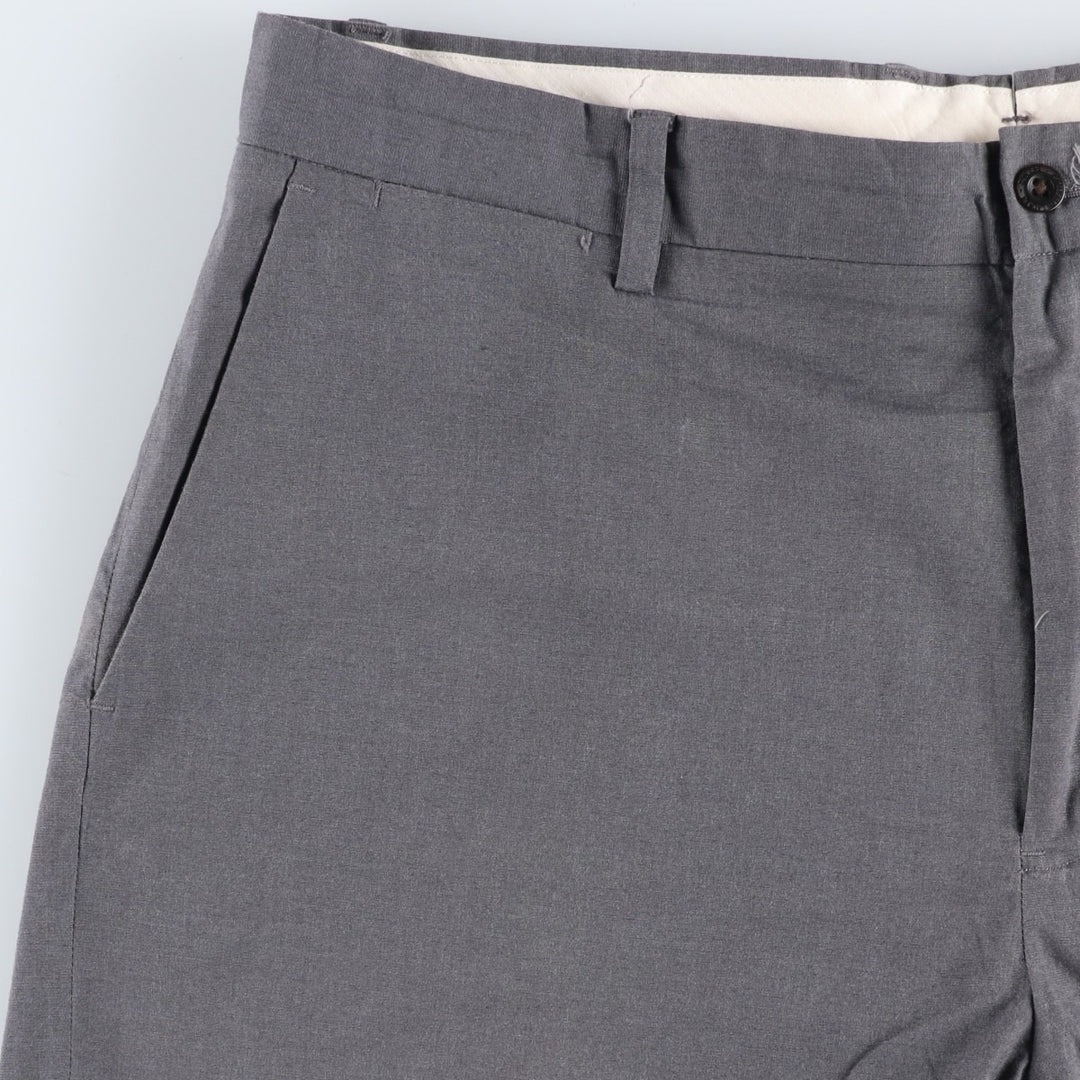 Ralph Lauren POLO RALPH LAUREN STRETCH CLASSIC FIT Cotton Slacks Men's Size W37 cotton gray type Vintage Second Hand