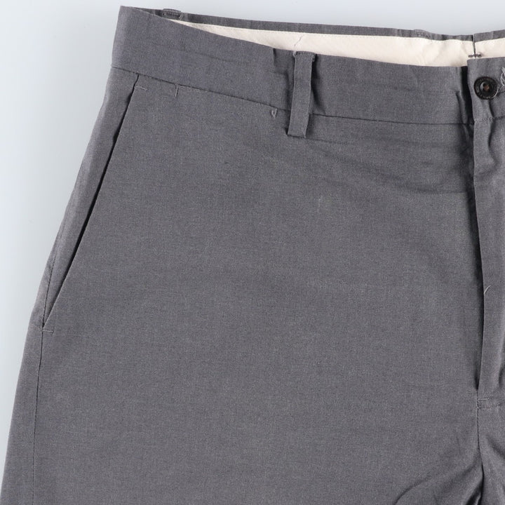 Ralph Lauren POLO RALPH LAUREN STRETCH CLASSIC FIT Cotton Slacks Men's Size W37 cotton gray type Vintage Second Hand