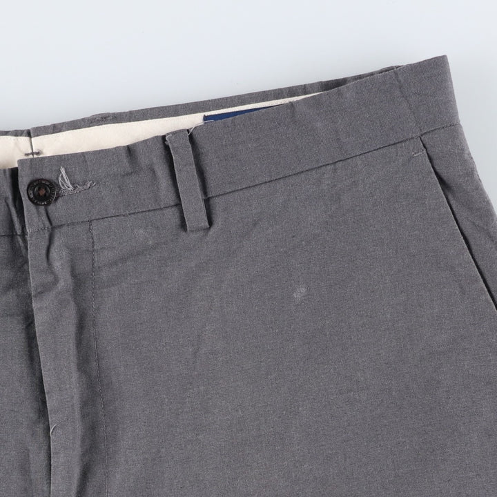 Ralph Lauren POLO RALPH LAUREN STRETCH CLASSIC FIT Cotton Slacks Men's Size W37 cotton gray type Vintage Second Hand
