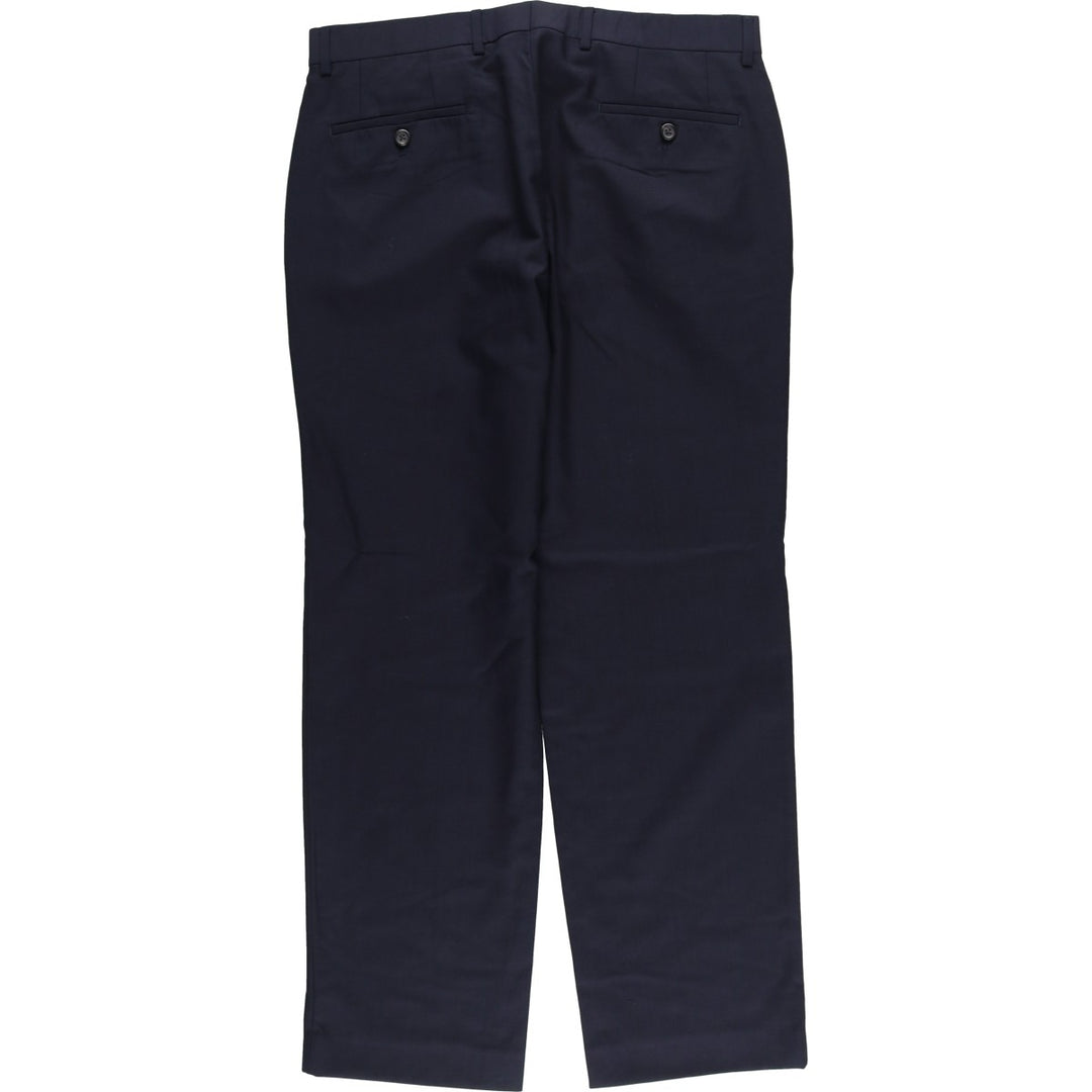 Ralph Lauren TOTAL COMFORT wool pants, men's size W35. wool navy blue type Vintage Second Hand