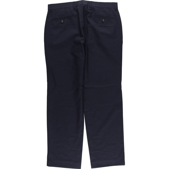 Ralph Lauren TOTAL COMFORT wool pants, men's size W35. wool navy blue type Vintage Second Hand